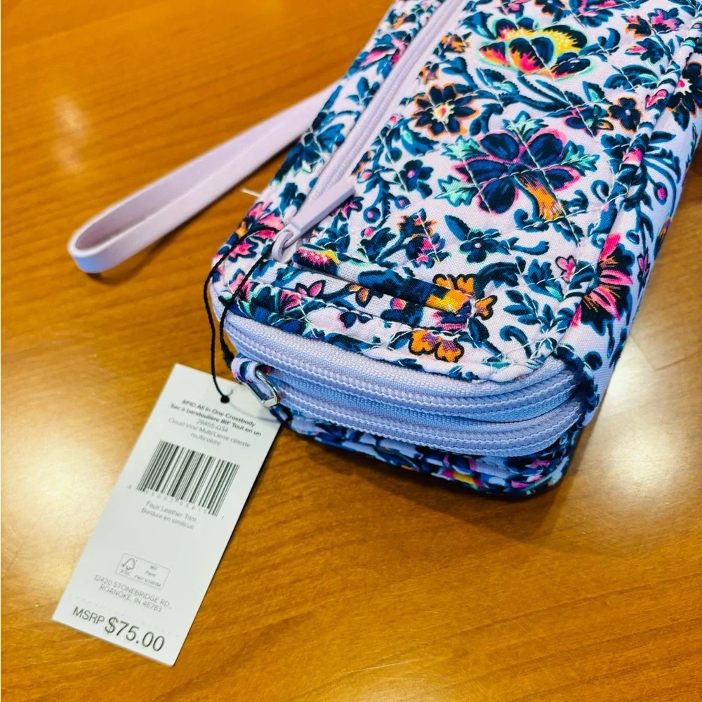 Vera Bradley Multicolor Floral Wristlet - Picture 2 of 10